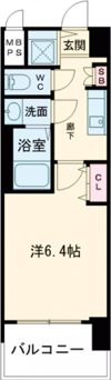 グランカーサ高井田の間取り画像