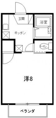 メゾンタカギの間取り画像