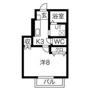 ソレイユ桜町の間取り画像