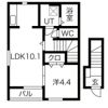 クレスト桜町の間取り画像