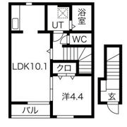 クレスト桜町の間取り画像