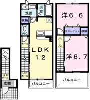 メゾン ド リジェールNの間取り画像