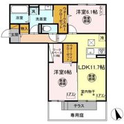 サクシード高浜 Bの間取り画像