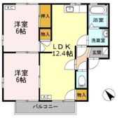 フレグランスゆたか Bの間取り画像