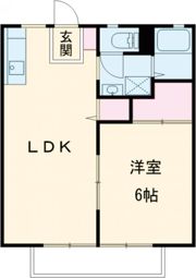 旭台アーバンハイツ B棟の間取り画像