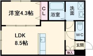 En reve（アン・レーヴ）の間取り画像