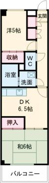 ハピネスマンションの間取り画像