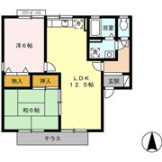 セジュール若葉 D棟の間取り画像