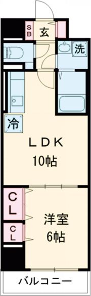 MISTRAL栗山町の間取り画像