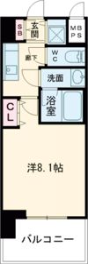 スプランディッド高井田の間取り画像