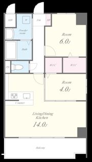 プレジール薬院テラスの間取り画像