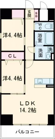 MISTRAL姫路駅前Ⅷ安田の間取り画像