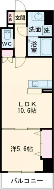 MISTRAL姫路駅前Ⅷ安田の間取り画像