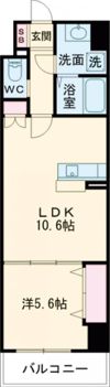 MISTRAL姫路駅前Ⅷ安田の間取り画像
