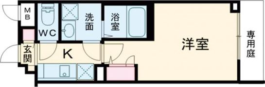 グランカーサ京都駅前の間取り画像