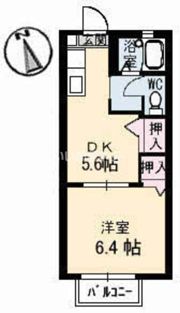 第二グリーンコーポN A棟の間取り画像