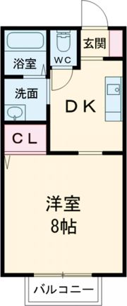 スリーゼハイツ毛井の間取り画像