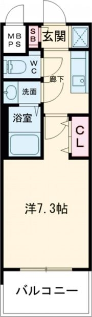 グランカーサ高井田の間取り画像