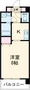 ロータリーマンション香里西之町の間取り画像