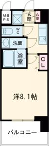 スプランディッド高井田の間取り画像