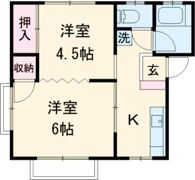 コーポ松山の間取り画像