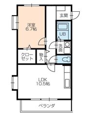 桜ヶ丘LUCKHILLの間取り画像