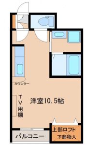 れいわん船岡の間取り画像