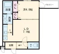 フジパレス額田町の間取り画像