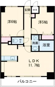 M'プラザ香里六番館の間取り画像