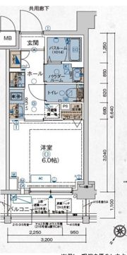 エステムコート立川ノースプレミアの間取り画像