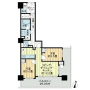 ライオンズタワー勾当台通の間取り画像