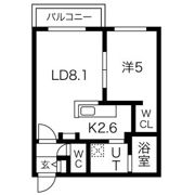Mulberry Field 宮の沢2・1の間取り画像