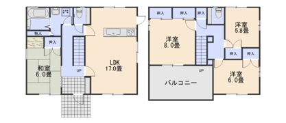 上瀬野戸建の間取り画像