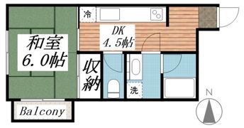 スクエア国立の間取り画像