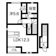デイジーA棟の間取り画像