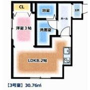 メリディアンK Ⅰの間取り画像