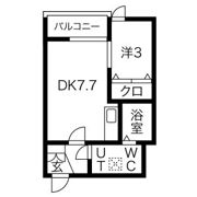 メリディアン迫参番館の間取り画像