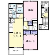 グリーンハイツIKEDA・Bの間取り画像
