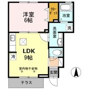 Petite Fleur(ﾌﾟﾁﾌﾙｰﾙ）の間取り画像