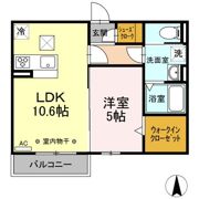 Olive B棟の間取り画像
