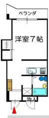 セゾンビルの間取り画像