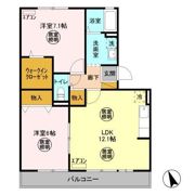 ヴィラ・シャルマン Aの間取り画像