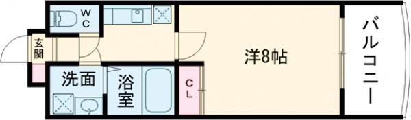 ウェンズ神戸の間取り画像