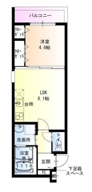フジパレス俊徳道の間取り画像