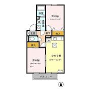 アビテ江間 Cの間取り画像