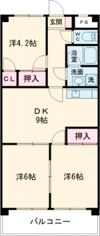 VELL de MEUREの間取り画像