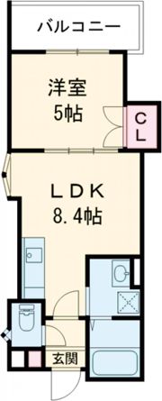 クリエオーレ春日元町の間取り画像