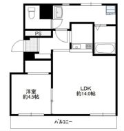 リルームス城南の間取り画像