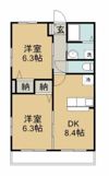 フレスコマンションIIIAの間取り画像