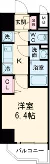 プレサンスみなと元町駅前の間取り画像